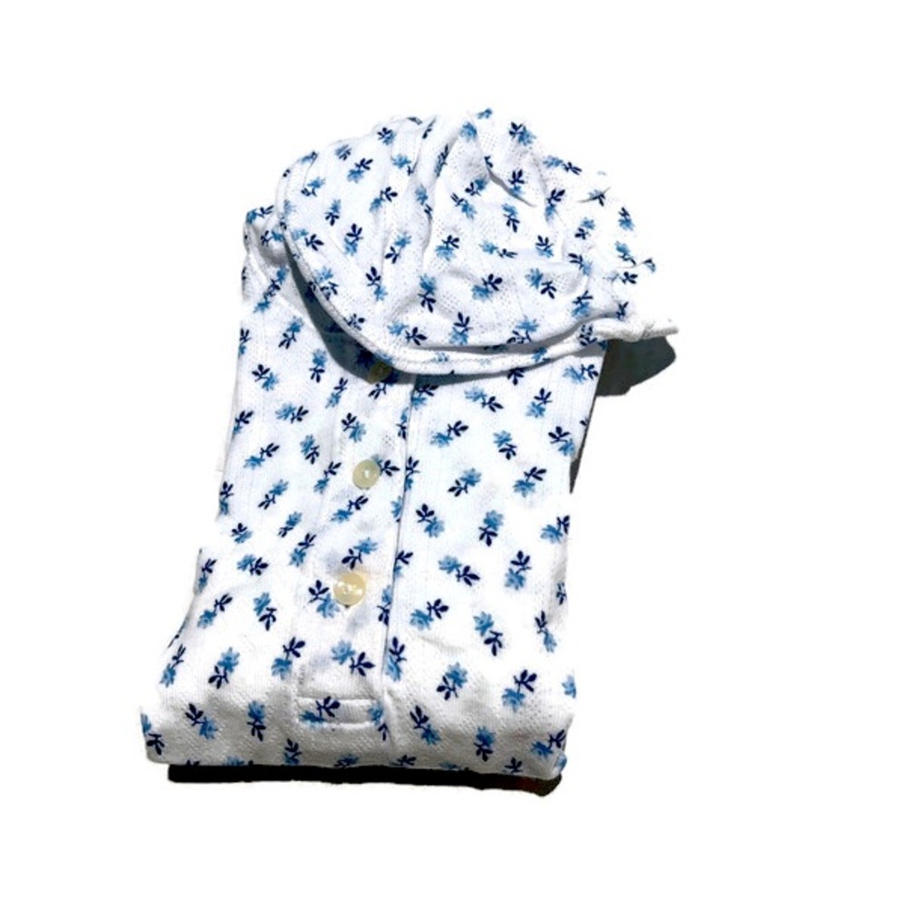 NWT Gap Kids bunting bag w/hood,blue & white floral,size0-3 months,up to 11 pnds